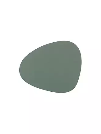 LIND DNA | Leder Tischset "Nupo" 37x44cm (Light Blue) | hellgrün